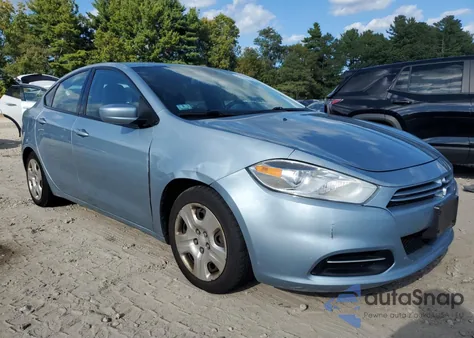 2013 Dodge Dart Se z USA, uszkodzony, nr VIN 1C3CDFAH0DD307311